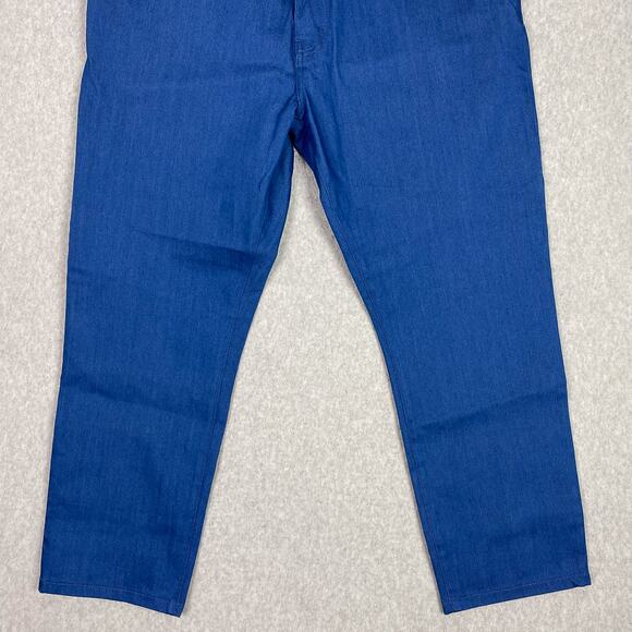 Blue Delta Jeans Mens 44x28 Postman Raw Denim - Picture 3 of 9